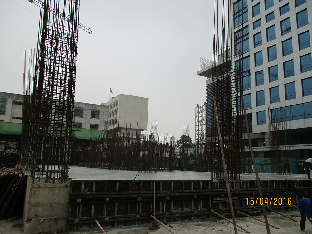 Ảnh thi công ngày 15-04-2016