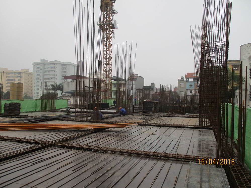 Công tác Coppha + Thép sàn Tầng 2 Tháp A